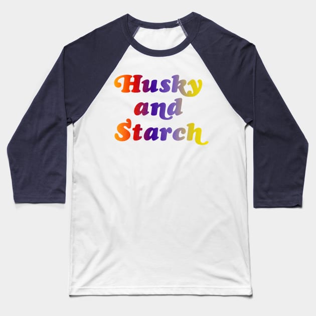 Husky and Starch - The Benny Hill Show Sketch Baseball T-Shirt by darklordpug